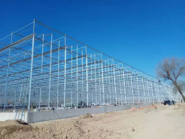 貴州溫室大棚工程骨架施工